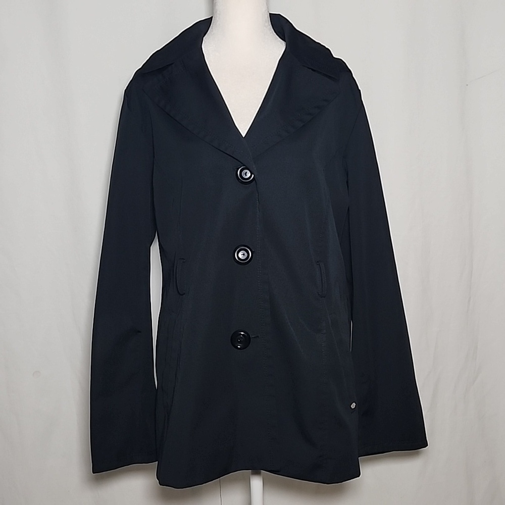 Ellen Tracy Men's Dark Jacket with Hood